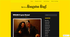 Desktop Screenshot of boogaloobag.com